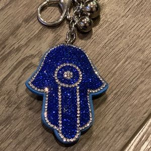 Hamsa bling key chain